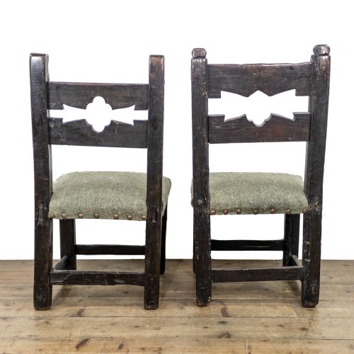 PAIR OF ANTIQUE COTTAGE CHAIRS - ADDITIONAL PHOTO 2