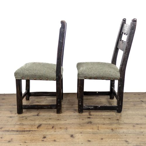 PAIR OF ANTIQUE COTTAGE CHAIRS - ADDITIONAL PHOTO 3