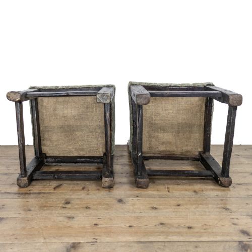 PAIR OF ANTIQUE COTTAGE CHAIRS - ADDITIONAL PHOTO 5
