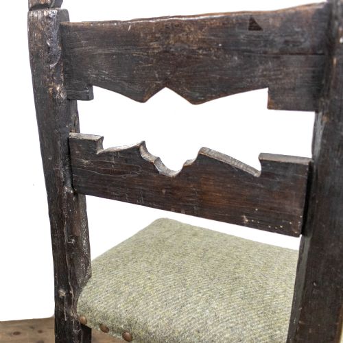 PAIR OF ANTIQUE COTTAGE CHAIRS - ADDITIONAL PHOTO 11