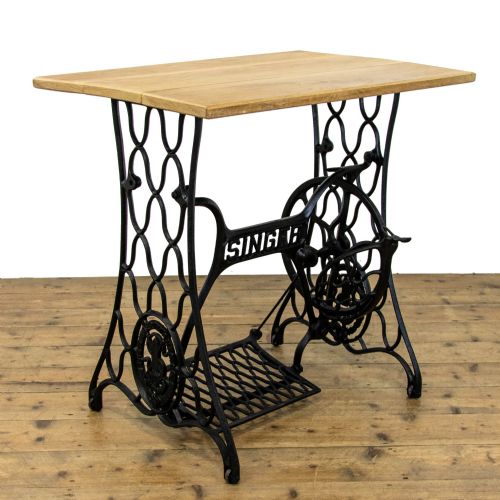 Antique Singer Sewing Machine Treadle Table