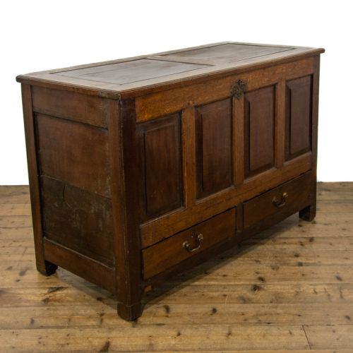 18th Century Antique Oak Mule Chest