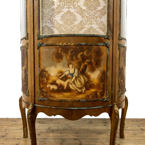 fig 1. French Louis XV Style Glass Display Cabinet