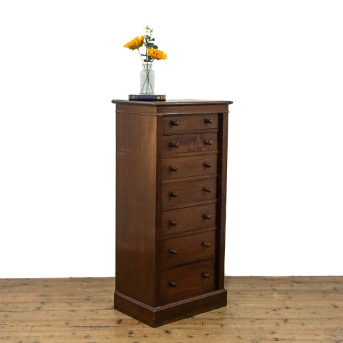 Antique Mahogany Wellington Chest