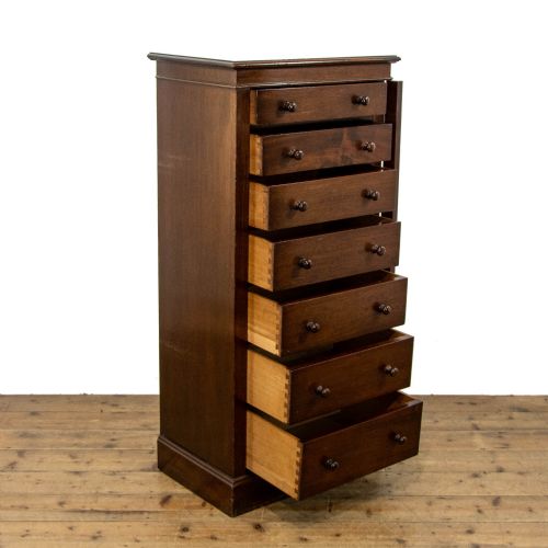 fig 2. Antique Mahogany Wellington Chest