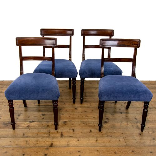 fig 1. Set of Four 19th Century Mahogany Bar Back Dining Chairs