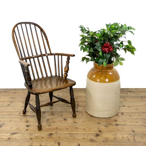 19th Century Oak and Elm Windsor Armchair