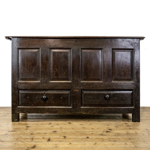18th Century Antique Oak Mule Chest