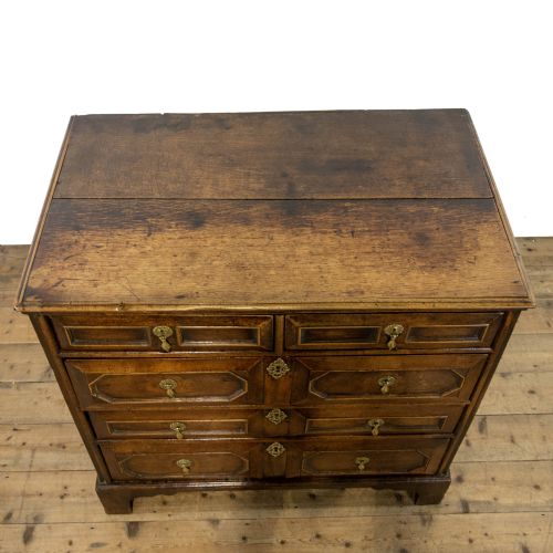 fig 2. 17th Century Antique Oak Chest of Drawers