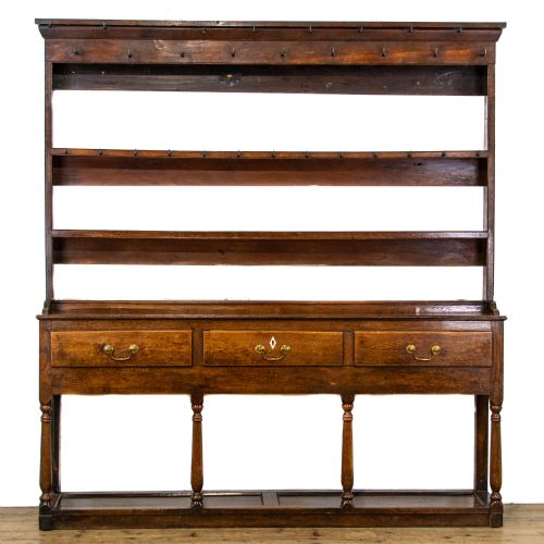 19th Century Antique Oak Pot Board Dresser