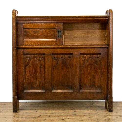 fig 1. Antique Pitch Pine Lectern