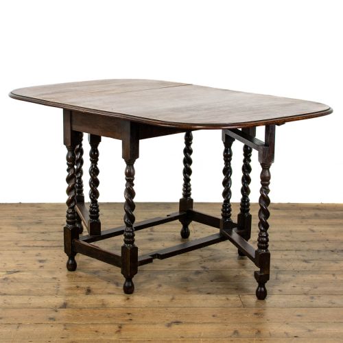 fig 2. Antique Oak Gate Leg Table
