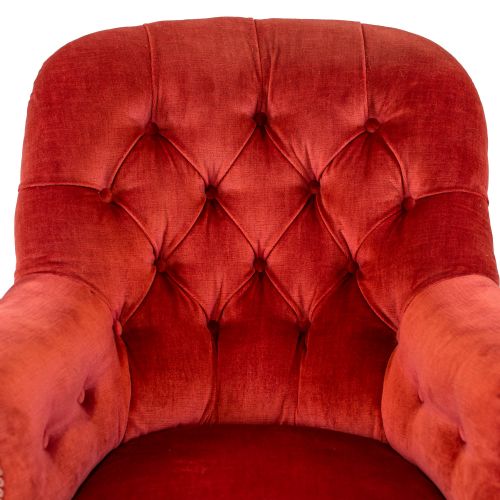 fig 2. Victorian Antique Upholstered Armchair