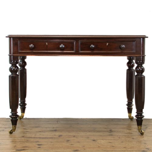 William IV Two Drawer Writing Desk