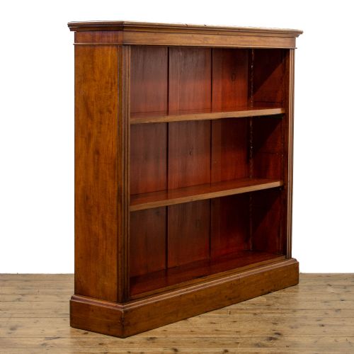 fig 1. Victorian Mahogany Three Shelf Bookcase