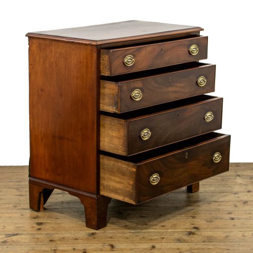 fig 1. Georgian Antique Mahogany Chest of Drawers