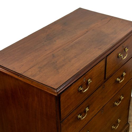 fig 2. 19th Century Antique Mahogany Chest of Drawers