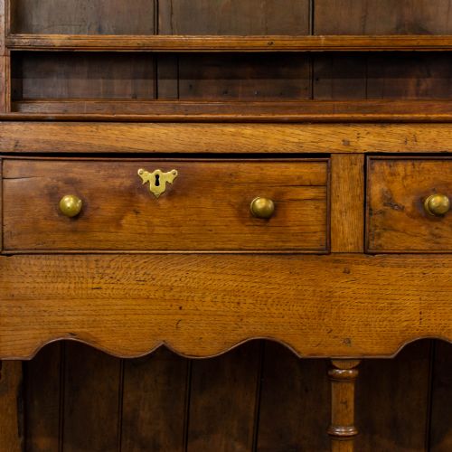 fig 1. 18th Century Antique Oak Dresser