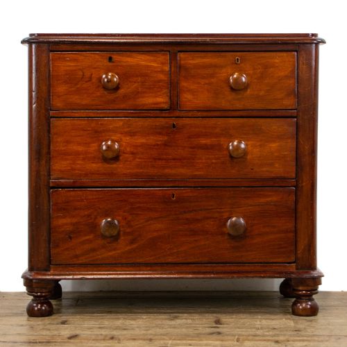 fig 1. Victorian Antique Mahogany Chest of Drawers