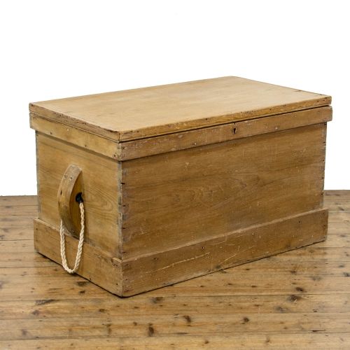 Victorian Antique Pine Sea Chest