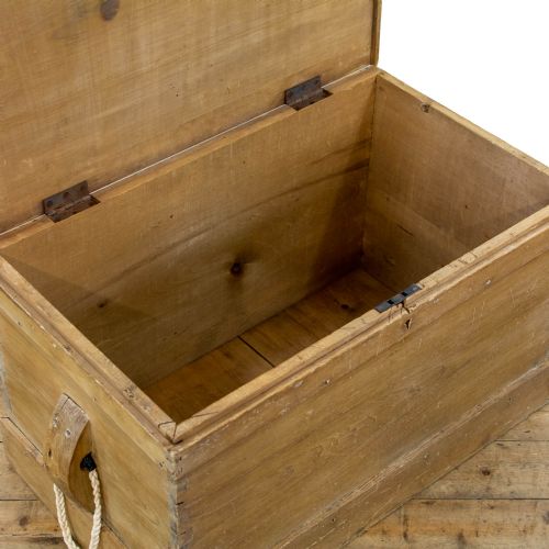 fig 2. Victorian Antique Pine Sea Chest