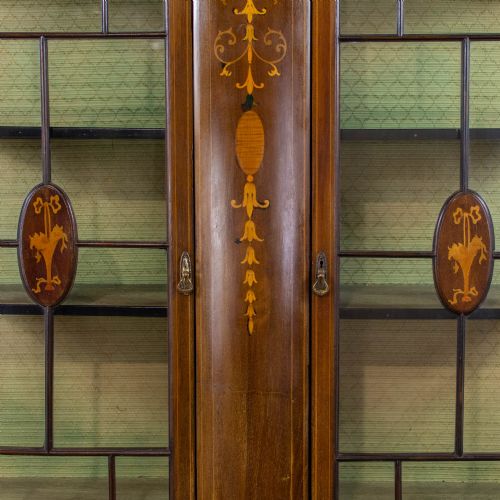 fig 1. Edwardian Inlaid Mahogany Display Cabinet