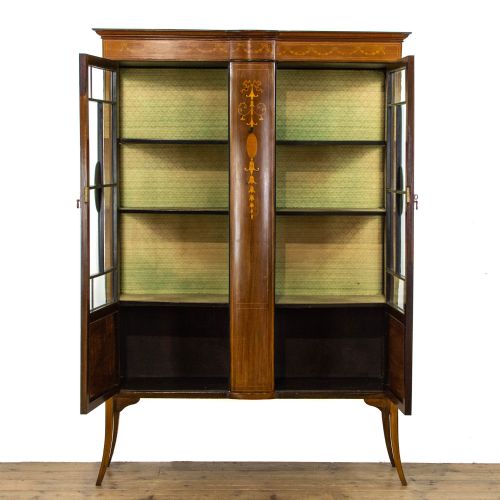 fig 2. Edwardian Inlaid Mahogany Display Cabinet