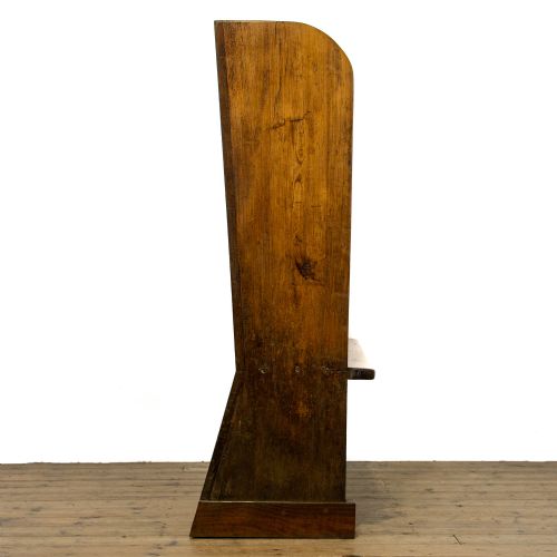 fig 2. 19th Century Antique Oak High Back Settle