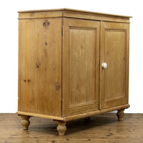 fig 1. Victorian Antique Pine Two Door Cupboard
