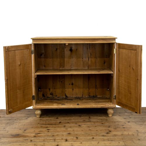 fig 2. Victorian Antique Pine Two Door Cupboard