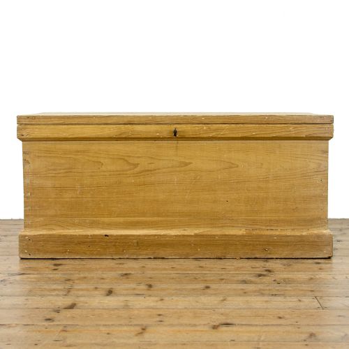 fig 1. Victorian Antique Pine Trunk