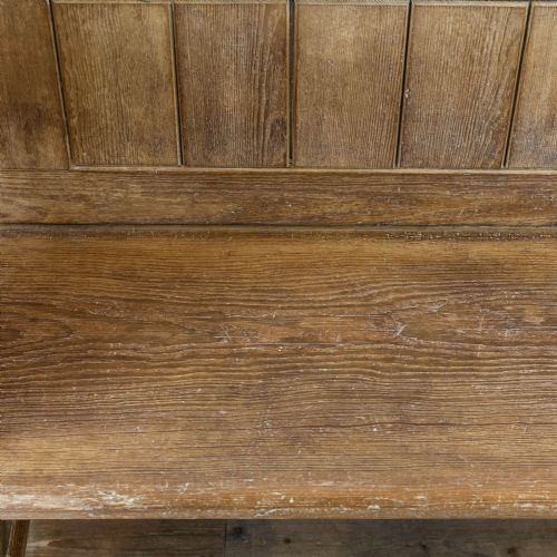 fig 2. Antique Pitch Pine Pew