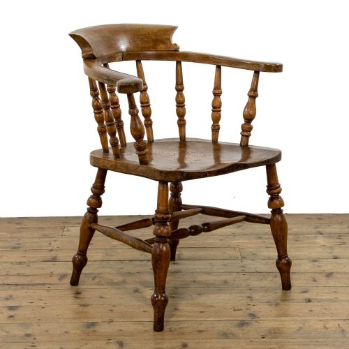 fig 1. Pair of Antique Captain’s Armchairs