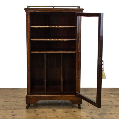 fig 2. Edwardian Antique Rosewood Music Cabinet