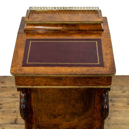 fig 2. Antique Walnut Davenport Desk