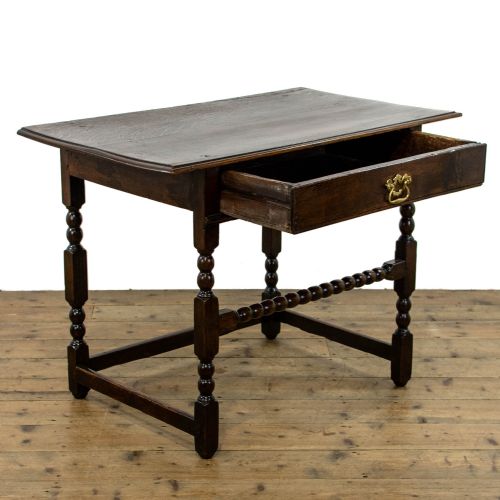 fig 2. 18th Century Antique Oak Side Table