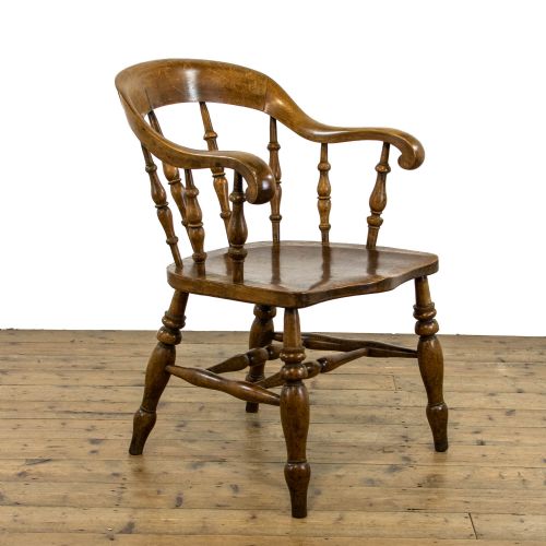 fig 2. Pair of Antique Deacon's Armchairs