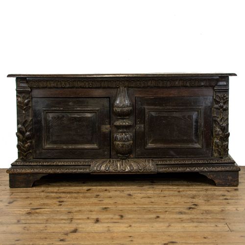 Antique Carved Oak Sideboard