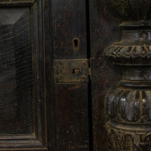 fig 2. Antique Carved Oak Sideboard