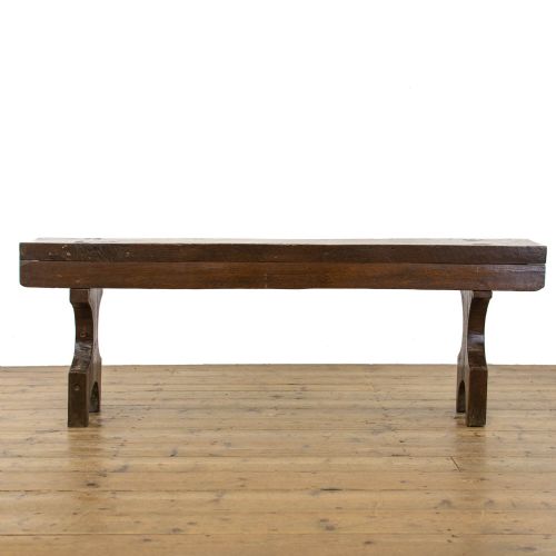 fig 1. Antique Oak Bench