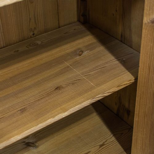 fig 2. Large Rustic Antique Pine Cupboard
