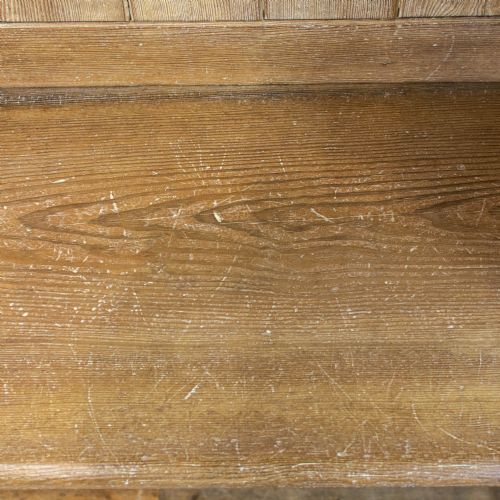 fig 2. Rustic Antique Pitch Pine Pew