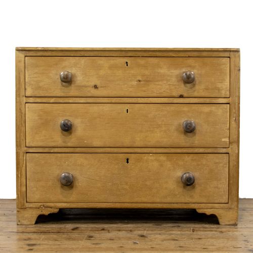 Small Rustic Pine Chest of Drawers