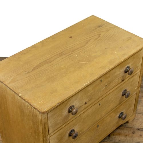 fig 2. Small Rustic Pine Chest of Drawers