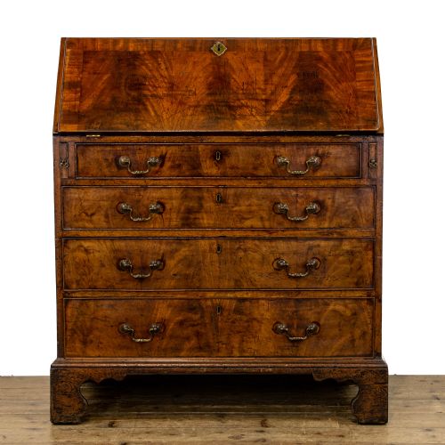 Antique George III Mahogany Bureau