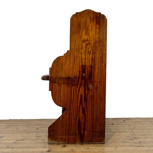 fig 2. Antique Pitch Pine Pew