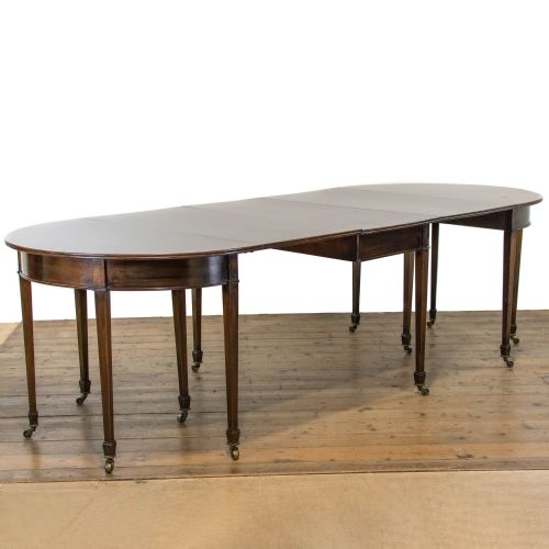 Large Multifunctional Antique Mahogany Dining Table