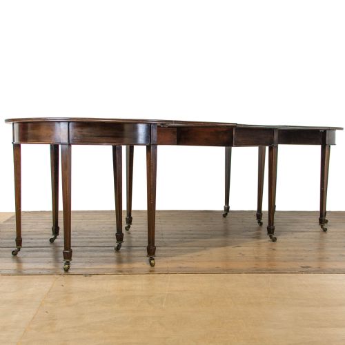 fig 2. Large Multifunctional Antique Mahogany Dining Table
