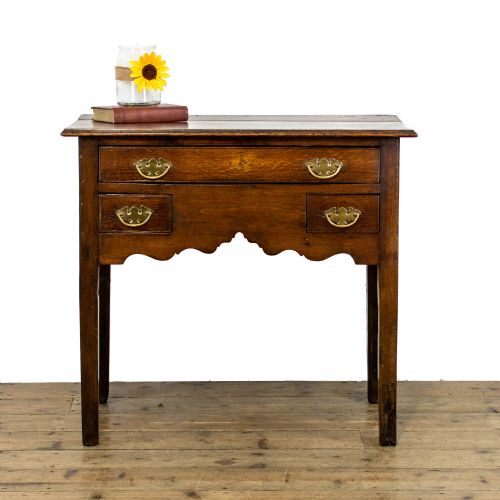 18th Century Antique Oak Lowboy Side Table