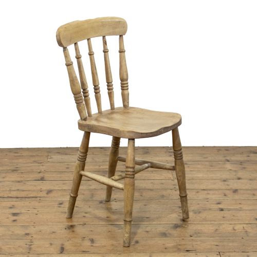 fig 1. Set of Four Antique Pine Farmhouse Kitchen Chairs